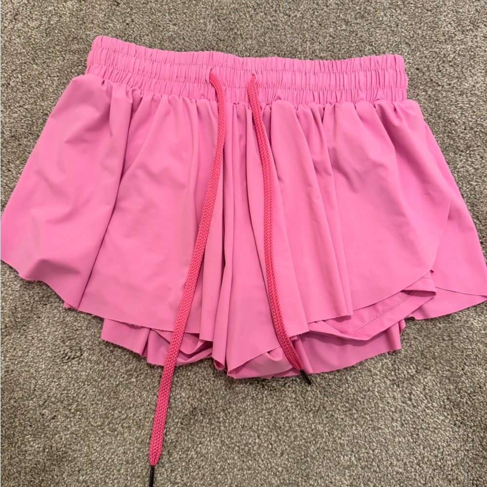 ✨ Women’s Pink Butterfly Shorts In Size Small